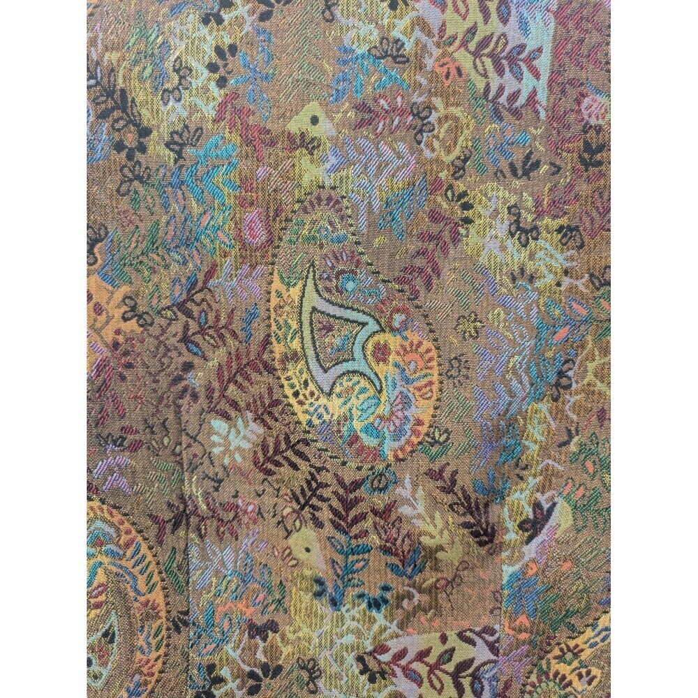 Vintage Methode Multicolored Tapestry Jacquard Blazer Jacket sz 4 Floral Paisley - Picture 8 of 12